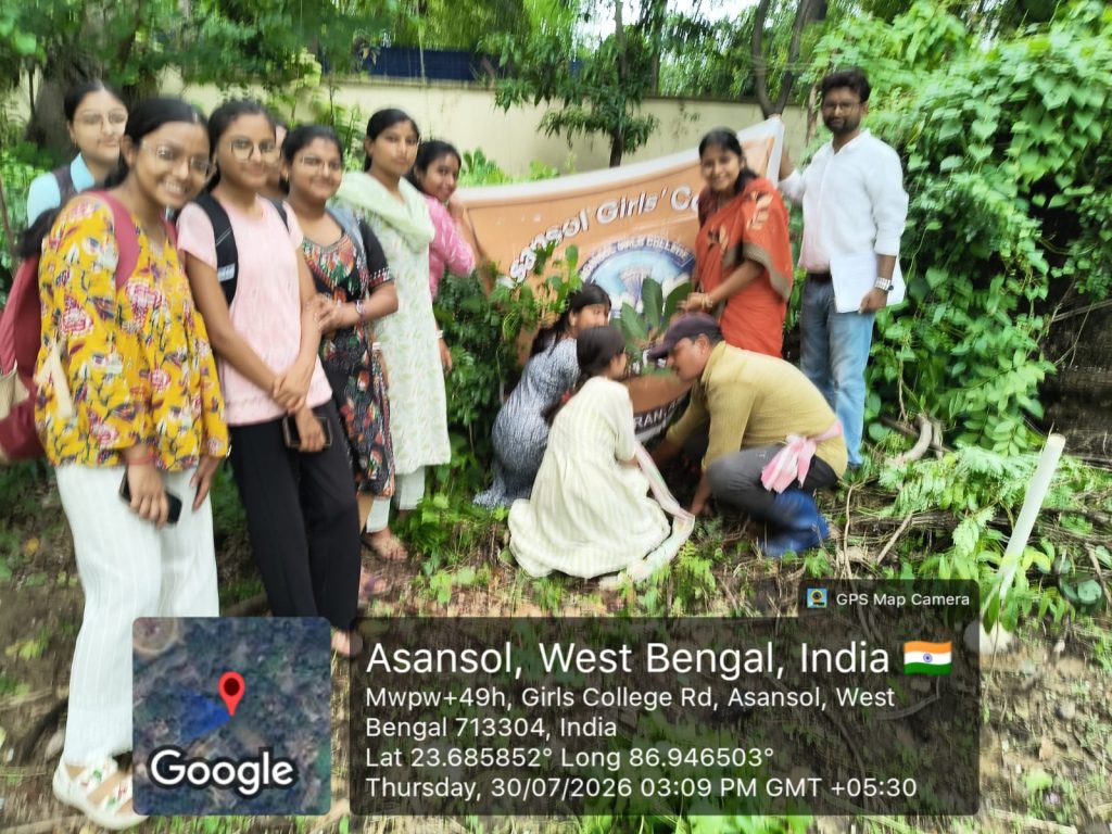 Sapling Distribution Programme jointly organized by the Nature Club and NSS